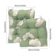thumbnail image 3 of Cojín grueso para silla de exterior, decoración del hogar, decoración de pared, cojín estampado para patio, 43 x 43 cm/43 x 53 cm, paquete de 2 cojines de poliéster., 3 of 6