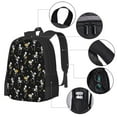 thumbnail image 3 of Balery Playing Music Skeletons Backpack for Men and Women - Durable 600D Oxford Cloth -Large Capacity, Water-Resistant School, Travel, and Hiking Bag, 3 of 7