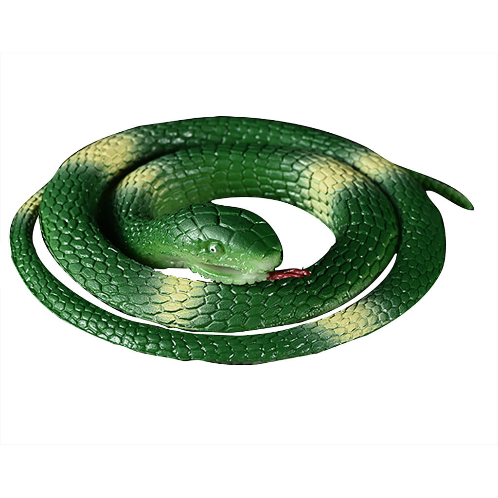 New Rubber Snake Toys Snakes Party Bag Fillers Halloween Prop Joke Soft ...