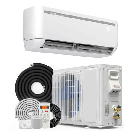 ModFusion Mini Split Air Conditioner, 12000 BTU, Smart Cooling & Heating with Heat Pump, WiFi & Remote Control, Inverter Compressor, 4D Airflow, SEER2 20, 115V, White