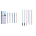 thumbnail image 2 of Under $1 Click Gel Pens, 6-Pack Pastel Gel Pens, 0.5Mm Retractable No-Smear Ink Pens for Journaling, Note Taking & Office Use, Blue Retractable Gel Pens, by Goohae, 2 of 8
