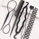thumbnail image 1 of Puntoco Rizador de pelo para personas perezosas, herramienta de peinado, juego de seis piezas, agujas para tirar del pelo, peines para trenzas, accesorios para el cabello para mujeres, 1 of 5