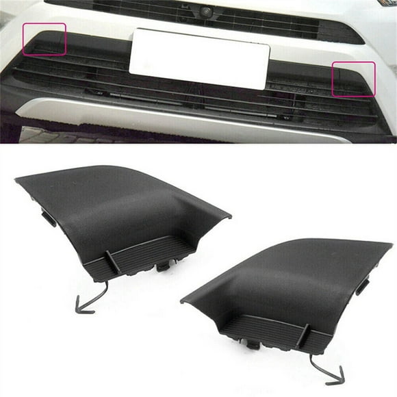 2 x front bumper towing hook covers 53285-0R100 53286-0R100 for Toyota RAV4 2016-18-