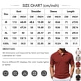 thumbnail image 4 of KLHDSF Men's Knit Polo Shirts Casual Short Sleeve Button Down Polo Shirt Classic Golf Shirts Khaki L, 4 of 7