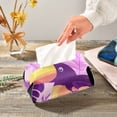 thumbnail image 5 of Cartoon Cute Toucans Tissue Box Cover Leather Square Rectangle Tissue Box Holder for Bathroom Living Room Desk Office Decor, 5 of 7