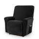 thumbnail image 1 of Funda para sillón reclinable Asnomy Lazy Boy con bolsillos, terciopelo azul marino, 1 of 7