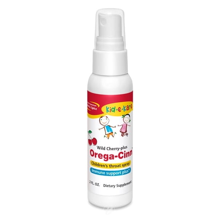 North American Herb & Spice Kid-E-Kare Orega-Cinn Throat Spray 2 Ounce