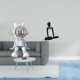 thumbnail image 2 of Estatua de pensador, escultura abstracta nórdica, figura decorativa para estantería, entrada, sala de estar, dormitorio, armario, adorno de, 2 of 8