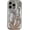 Silver, variant on for iPhone 14 Pro Case,Water Ripple Wave Meteorite Bubble Chrome Plating Soft Phone Case (Silver)