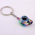 thumbnail image 1 of Keychain Turbocharger Key Ring  Keyfob Creative  Keychain Metal  Keychain Creative  Keychain Metal Turbocharger Key Ring Polished Rainbow Keyfob Perfect Gifts For Car Lovers, 1 of 1