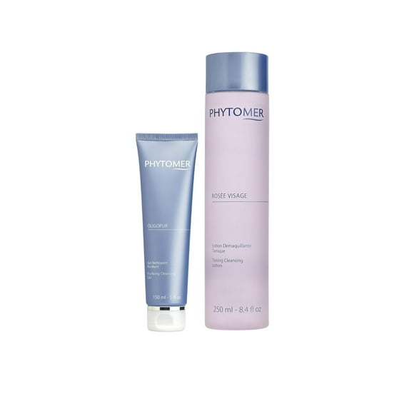 Phytomer Clarifying Duo: Oligopur Purifying Cleansing Gel & Rosée Visage Toner