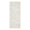 thumbnail image 2 of Unique Loom Hermitage Collection Area Rug - Armor (2' x 5' Runner White Bone/Beige), 2 of 6