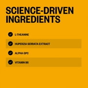ONNIT Alpha BRAIN® Instant Nootropic Powder, Peach Flavor, 30 Servings