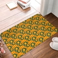 thumbnail image 4 of Fuzoiu cartoon snake Print Door Mat Outdoor Indoor Welcome Mats, Front Doormat,Flannel Non Slip Durable Entrance Rugs for Front Door, Inside Outside Entry, Porch, Resist Dirt,16x24in, 4 of 7