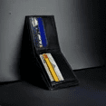 thumbnail image 5 of Leatherboss Slim Wallet | Bifold Leather Wallet | RFID Blocking Minimalist Bifold Men Wallet | Stylish and Secure Wallet | Black, 5 of 6