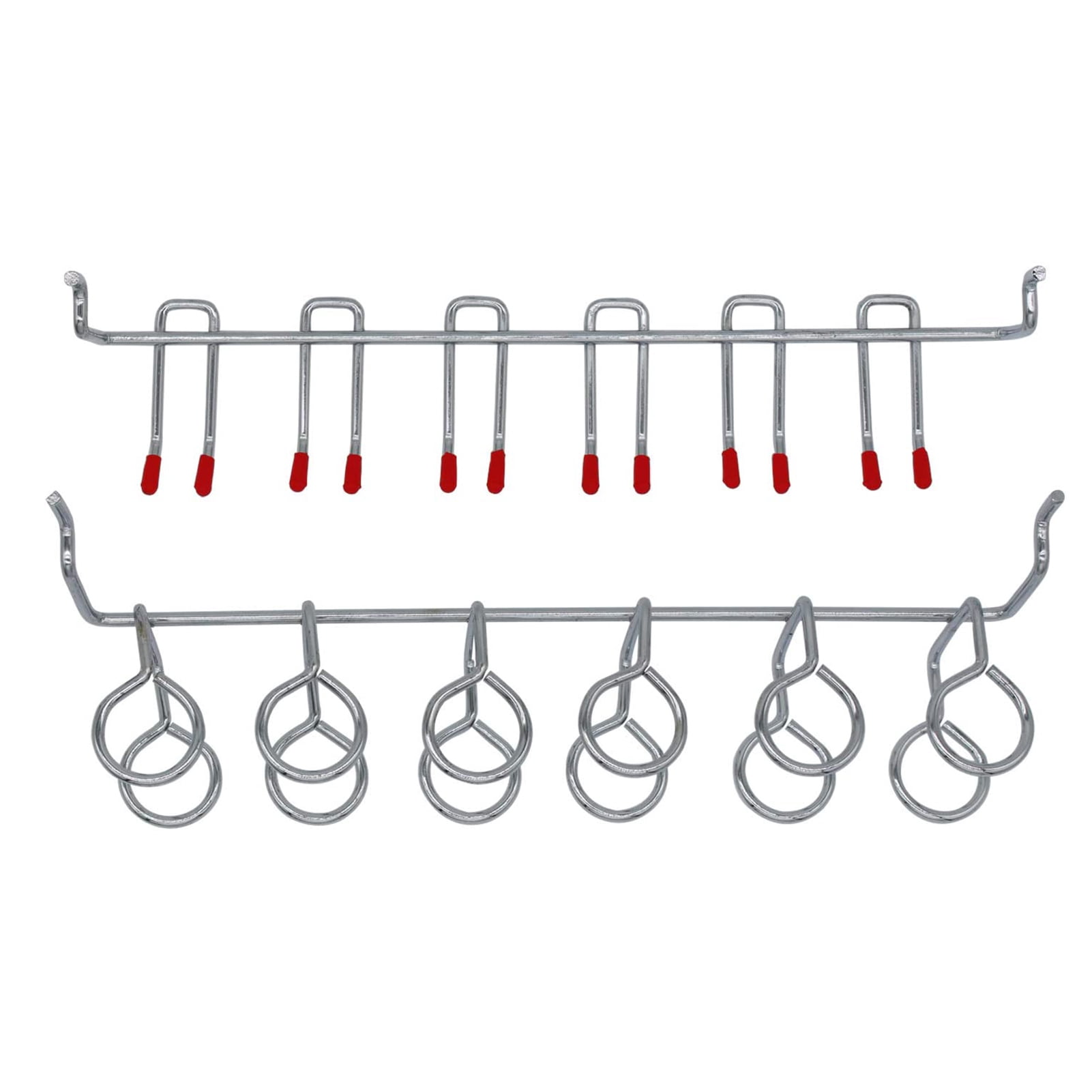 114Pcs Metal Pegboard Hooks Organizer Assortment Kit Peg Locks Hanging Applications