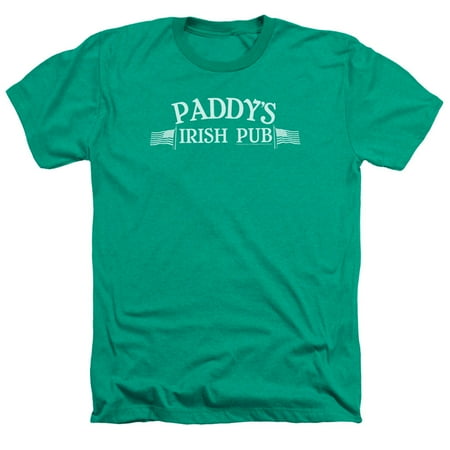 Its Always Sunny In Philadelphia - Paddys Logo Adult Regular Fit Heather T-Shirt - Adult Regular Fit Heather T-Shirt / L /