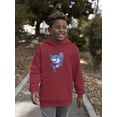 thumbnail image 2 of Cool Shark W Jetpack Hoodie Juniors -Image by Shutterstock,  Large, 2 of 4