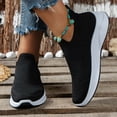 thumbnail image 6 of NOKIO Womens Tennis Shoes S𝗅ip On Laceless Trainers Shoes Non S𝗅ip Running Sneakers Gym Workout Comfortable Wide Width Sport Shoes Athlet𝗂c Bowling Shoes Fashion Lightweight Walking Shoes, 6 of 7