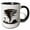 Black/White, variant on 3drose, Monochrome Illustration of a Tornado, 15oz Mug