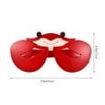 thumbnail image 2 of Qumonin 2pcs Crab Shaped Beach Sunglasses for Hawaiian Parties and Cosplay, 2 of 6