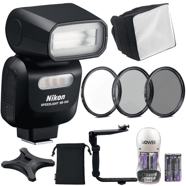 nikon sb 500 af speedlight flash with 55mm accessory kit for nikon d5200 d5300 d5500 and d5600