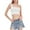 White, variant on HaoXianJian Women's One Shoulder Tank Top Sports Bra for Women Yoga Crop Tank Top Camisoles Going Out Tank Top Streetwear