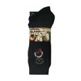 thumbnail image 2 of 3 Pairs Mens Cushioned Sole Wool Blend Walking Hiking Socks for Boots, 2 of 2