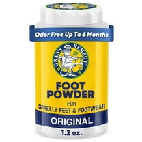 Original Unscented Shoe Deodorizer and Foot Powder for Smelly Feet - Effective Shoe Odor Eliminator in Travel Size - Absorbs Sweat and Moisture for Shoes and Feet