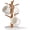 Marble Base, variant on Acacia  Mug Tree, Marble Base | Coffee Mug Tree for Counter, Mug Holder Tree with 6 Hooks for Kitchen Coffee Bar, Mug Organize,Weighted Base,Non-Slip Pads