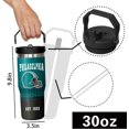 thumbnail image 2 of PHILADELPHIA 30oz City Stainless Steel Tumbler with Handle and Straw for Football Fans Gifts Travel Mug Tumbler Cup Keeps Drinks Cold & Hot, 2 of 3