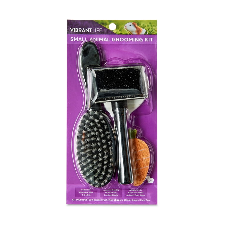 Vibrant Life Small Animal Grooming Kit, 4 Pieces photo 3