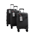 thumbnail image 5 of TRAVLR 100% PP Break Resistant Lightweight Expandable 28" Checkin Luggage Trolley- Dark Grey., 5 of 5