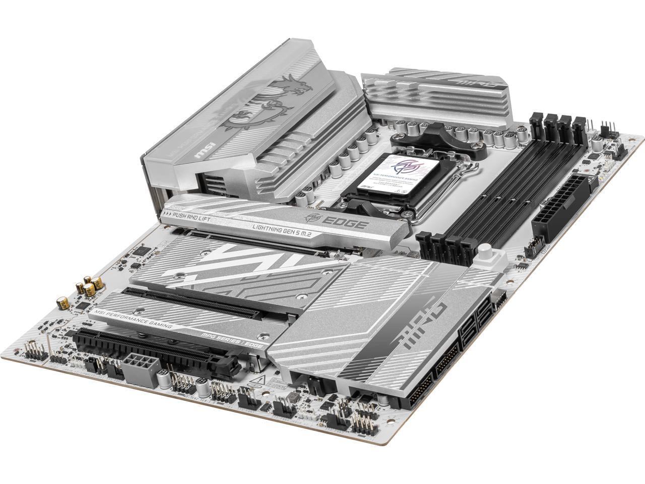 MSI MPG B850 EDGE TI WIFI Gaming Desktop Motherboard - AMD B850 Chipset - Socket AM5 - ATX (mpgb850edgetiwifi)