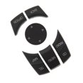 thumbnail image 4 of 6PCS Central Multimedia Buttons Exquisite Surface Smooth Touch Control Knob Button Cover Fit for 1 3 5 6 Series Matte Black, 4 of 5