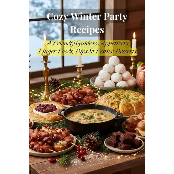 Winter Recipes Cozy Winter Party Recipes: A Friendly Guide to Appetizers, Finger Foods, Dips & Festive Desserts, (Paperback)