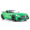 thumbnail image 1 of Bdtctk 1/24 Benz Amg Gtr Coches de Juguete Modelo de Coche Coche de Juguete de aleación de Zinc con Sonido y luz para niños, niños, niñas, Regalo (Verde), 1 of 5