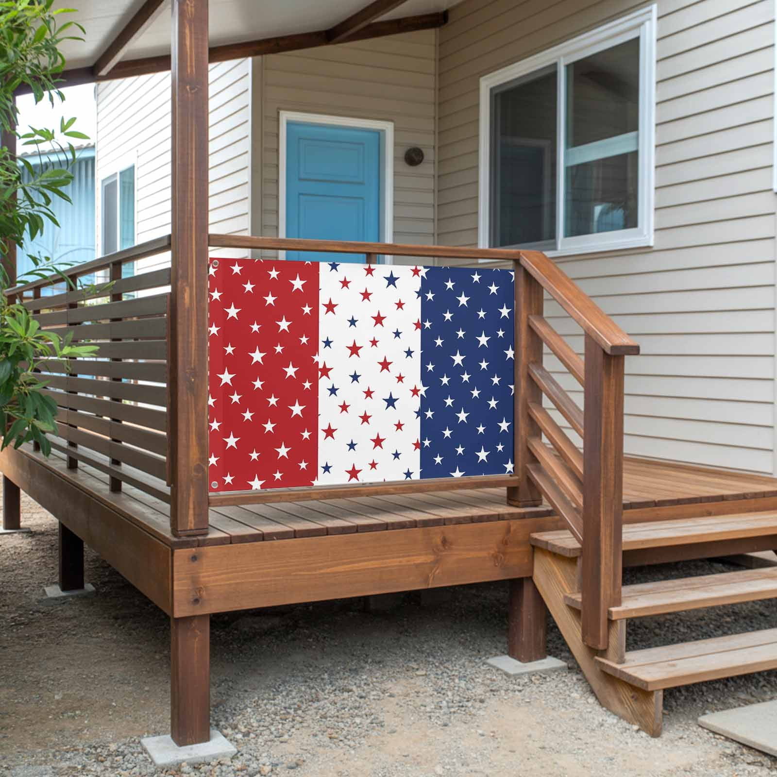 4th of July Flags for Outside 3x5 ft Patriotic Stars USA Flag Outdoor Flags Double Sided Grommets Red White and Blue Stripes Patio Yard Flag for Outdoor Party Porch Independence Day
