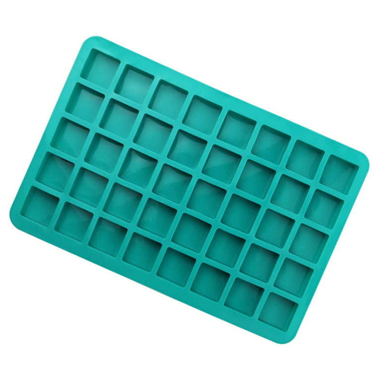 2 Pack 40-Cavity Square Caramel Candy Silicone Molds Chocolate
