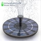 thumbnail image 4 of Fuente de jardín solar para 2.5W con batería de respaldo de 800mAh, bomba de fuente de agua con energía solar para baño de pájaros, estanque de jardín, piscina al aire libre TUNC Sencillez, 4 of 5