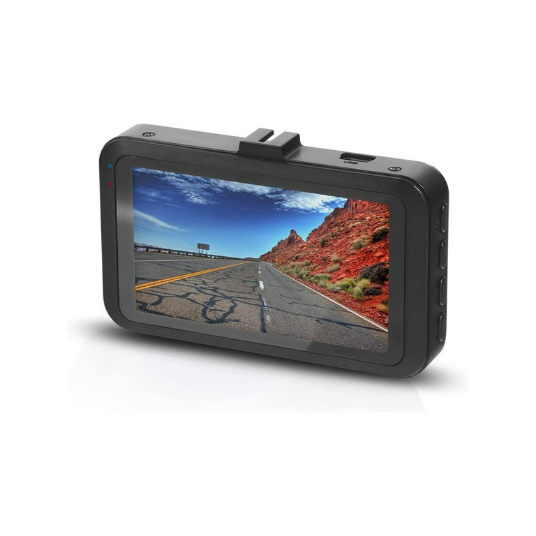 MNCD338T 3-Channel 1080P Dash Camera w/3.0 LCD & Rear Camera