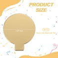 thumbnail image 2 of Uxcell 100 Pcs Round Cake Board with Tab, 1.57 Inch Round Cupcake Base Small Cake Plates for Dessert Cupcake Display Parties Weddings Birthdays, Gold Tone, 2 of 6