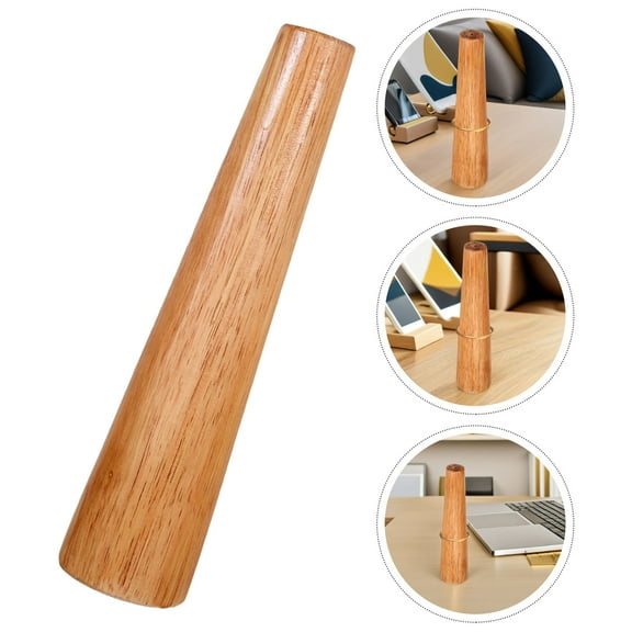 WRITWAA Diy Craft Weaving Repair Tool Bracelet Mandrel Wood Beige 1Pack For Beginners Shaping Sizing