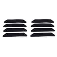thumbnail image 1 of Trapezoide antideslizante PU alfombras pinzas esquinas y bordes alfombrillas antideslizantes para cocina baño 8 piezas kenally JJ12525-02B, 1 of 6