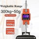 thumbnail image 3 of 300kg/50g Bluetooth-compatible Crane Scale Rechargeable Portable Hanging Industrial Hook Scales Stainless Steel With 4.0 Bt Usb, 3 of 5