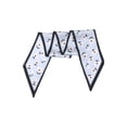 thumbnail image 5 of INSPIRE CHIC Women's Floral Printed Scarves, Flowers Skinny Long Satin Silky Ribbon Hairband Headscarf Neckerchief 37.4x3.5" Light Gray/Black, 5 of 6