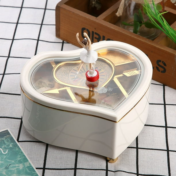 Ballet Music Box Music Box Gift Elegant Beautiful Vintage Heart