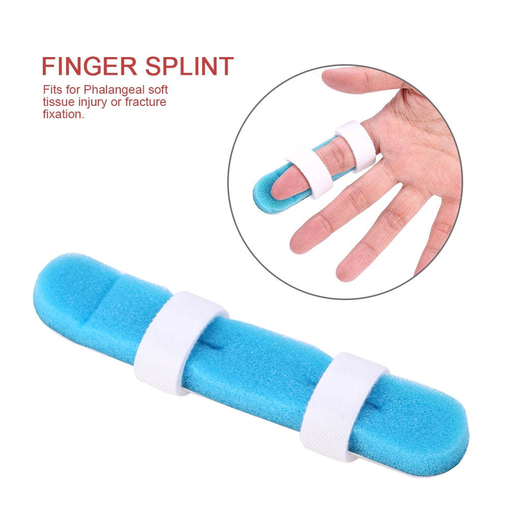 WALFRONT 3 Sizes Finger Frog Splint Aluminium Malleable Support Brace
