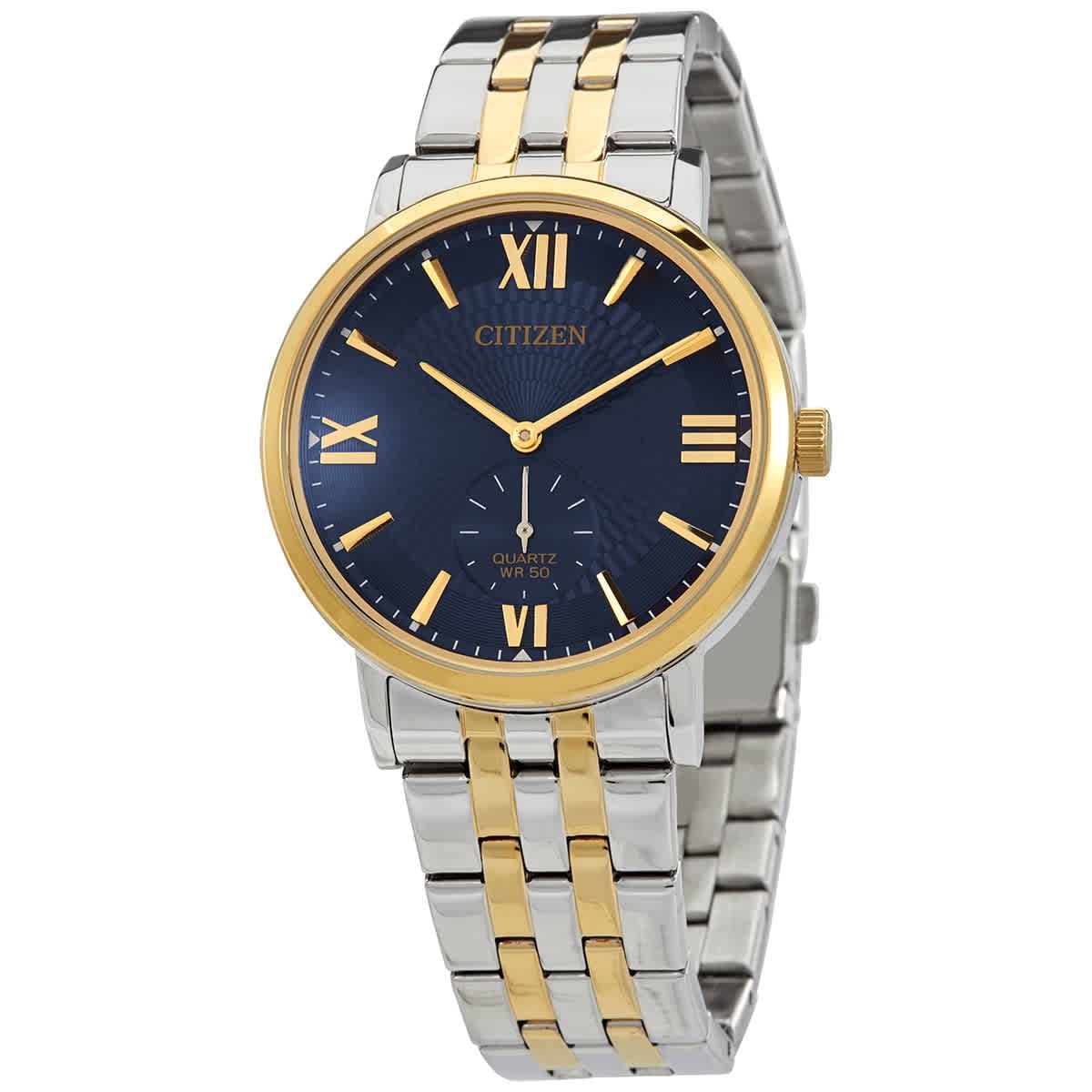 Citizen Men's Quartz Wrist Watch, Yellow Gold-tone Stainless