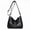 Black, variant on Crossbody Bag for Women Soft PU Leather Hobo Handbag Multi-Pocket Shoulder Bag Ladies Casual Messenger Bags